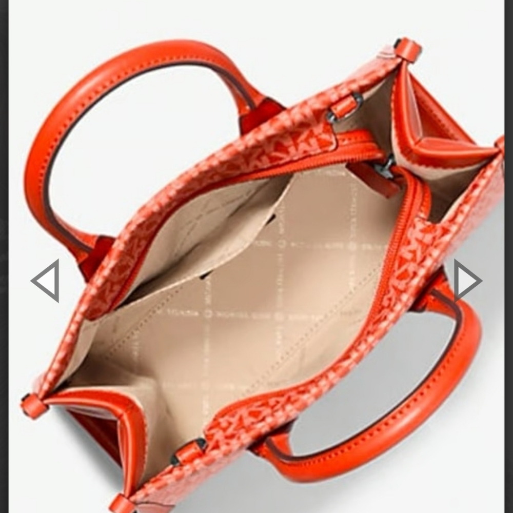 New!Michael Kors Mirella Small Ombre Signature Logo‎ Crossbody Bag - Picture 3 of 9